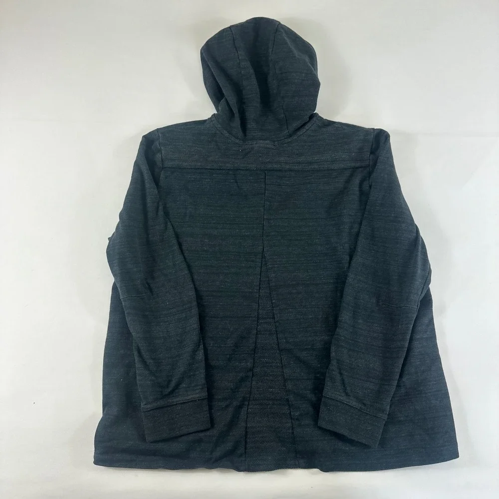 Nike‎ Youth XL Full Zip Hoodie Therma Fit Charcoal Black
